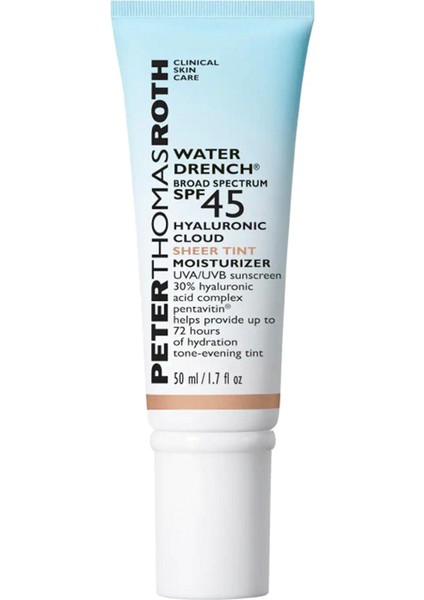 Water Drench Hyaluronic Sheer Tint Moisturizer SPF45 Renkli Nemlendirici Yüz Kremi 50 ml