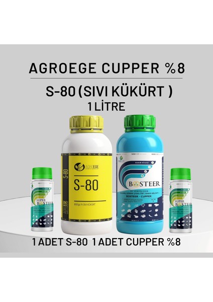 Cupper % 8 - Sıvı Kükürt S80 Set