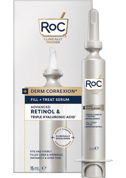Derm Correxion Fill + Treat Yaşlanma Karşıtı Dolgunlaştırıcı Cilt Serumu 15 ml fiyatları