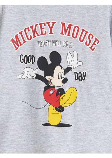 Yeni Sezon Mickey Mouse Baskılı Erkek Çocuk Pijama Üst fiyatları