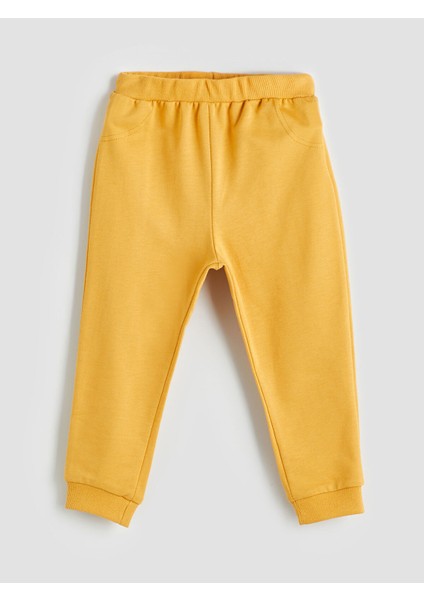 Yeni Sezon Bisiklet Yaka Baskılı Erkek Bebek Sweatshirt ve Eşofman Alt 2'li modelleri