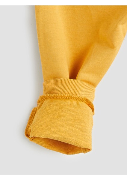 Yeni Sezon Bisiklet Yaka Baskılı Erkek Bebek Sweatshirt ve Eşofman Alt 2'li fırsatları