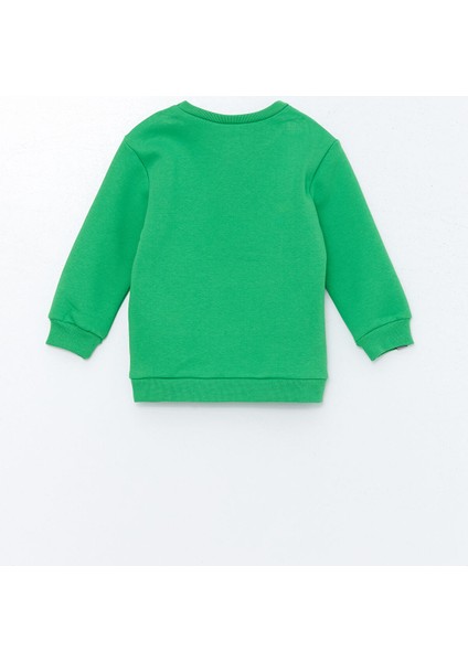 Yeni Sezon Bisiklet Yaka Uzun Kollu Basic Erkek Bebek Sweatshirt ve Eşofman Alt 2'li indirimleri