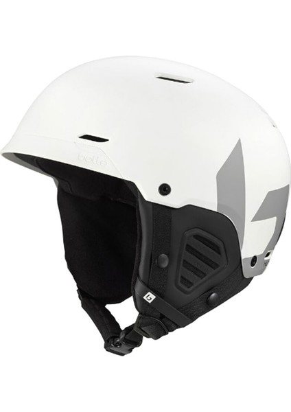 Mute Mat Beyaz Medium Unisex Çocuk Kayak Kaskı