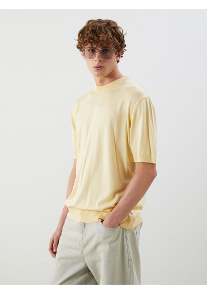 Yeni Sezon Bisiklet Yaka Kısa Kollu Erkek Triko Kazak