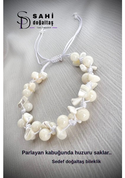 Doğaltaş Sedef Bileklik – Huzur, Güzellik ve Denge Taşı