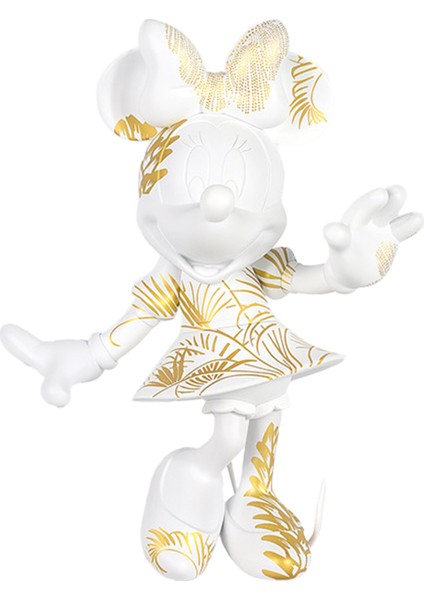 Star Style Minnie Beyaz Gold Heykel