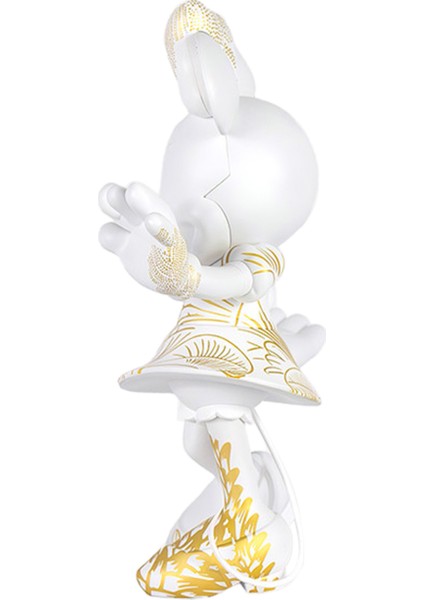 Star Style Minnie Beyaz Gold Heykel modelleri