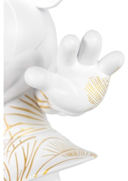 Star Style Minnie Beyaz Gold Heykel
