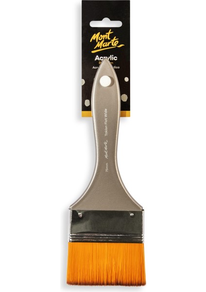 mm Sanatçı Akrilik Fırçası Premium Taklon Düz Geniş 75MM
