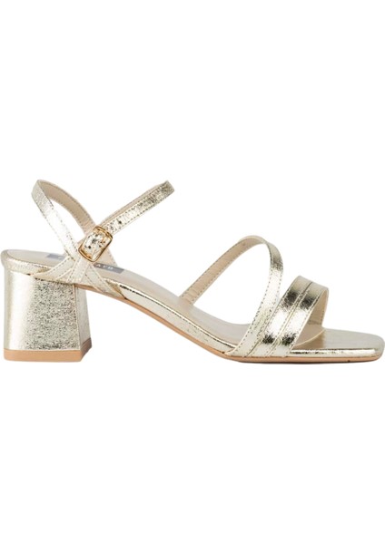 Kadın Topuklu Sandalet Gold fiyatları