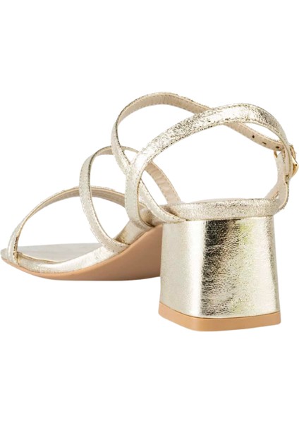 Kadın Topuklu Sandalet Gold indirimleri