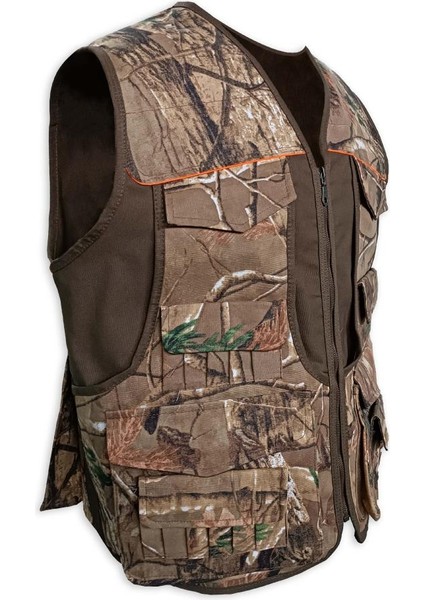 Kahve Meşe Desen Avcı Yeleği (27168)