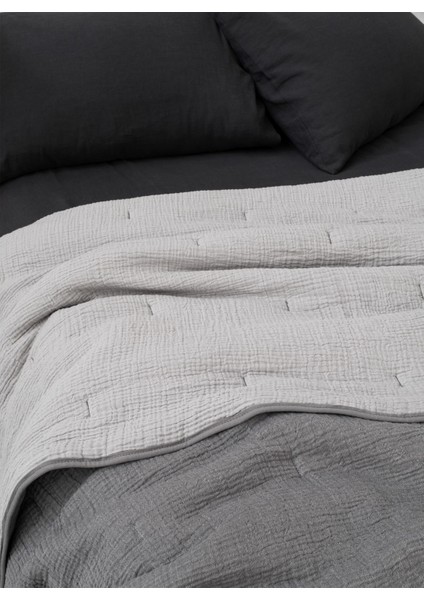 Koza Gri %100 Pamuk Yorgan 178X234 cm fırsatları