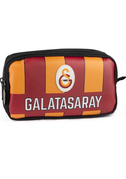 Çubuklu Suni Deri Kalem Çantası