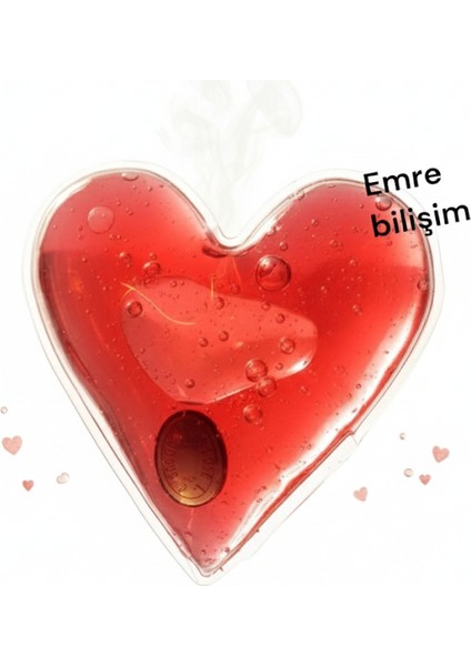 Sihirli Isıtıcı Jel Cep Soba Isıtıcı Kalp Şekilli El Cep Isıtma 1 adet