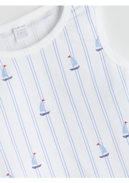 Yeni Sezon Bisiklet Yaka Erkek Bebek Atlet ve Şort 2'li modelleri