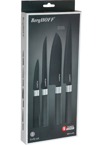 Dina Prime Paslanmaz Çelik 4'lü Bıçak Seti fiyatları