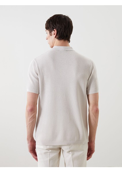 Yeni Sezon Polo Yaka Kısa Kollu Erkek Triko Kazak fırsatları