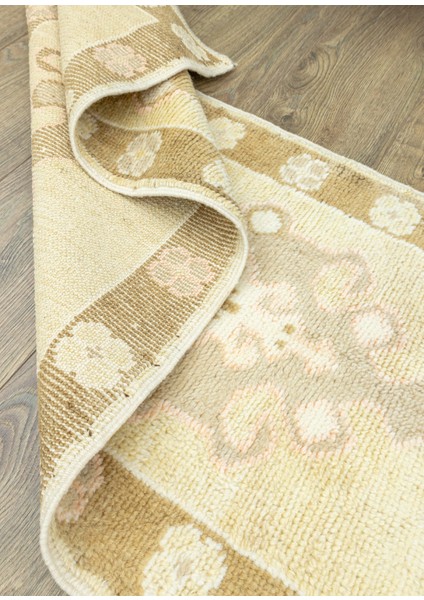 Simenit Natural Renkli Yün Yolluk 57 x 182 cm