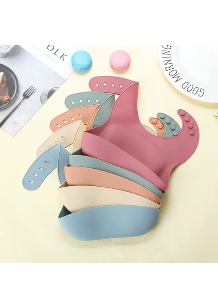 Silikon Bebek Mama Önlüğü Renkli 1 Adet