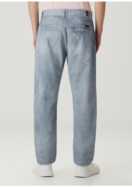 Açık Mavi Straight Chino Jean Pantolon modelleri