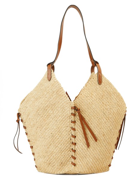 Naturel Kadın Rafya Plaj Çantası fırsatları