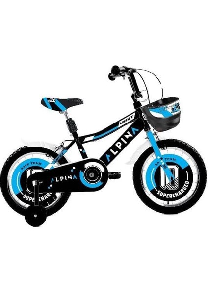 1647 Alpına-M-Bmx-V Erkek Çocuk Bisikleti 16 Jant Siyah Mavi