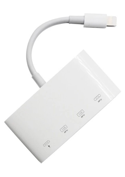 Ally NK-1040 4in1 Iphone Lightning To USB Kamera ADAPTÖRÜ-(1903)