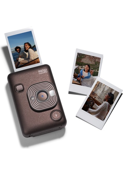 Instax Mini Liplay Deep Bronz Fotoğraf Makinesi