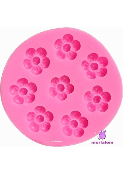 8'li 2cm Çiçek Silikon Kalıp K-1160 fiyatları