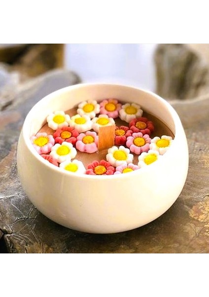 8'li 2cm Çiçek Silikon Kalıp K-1160