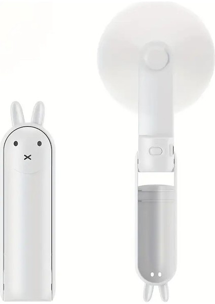 Kompakt Cep Fanı USB Şarj Edilebilir Taşınabilir, Katlanabilir Tasarım, Seyahat ve Açık Hava Kullanımı Için Uygun, El Fanı Taşınabilir Katlanabilir Fan Masaüstü Fan USB Şarj Küçük Fan beyaz