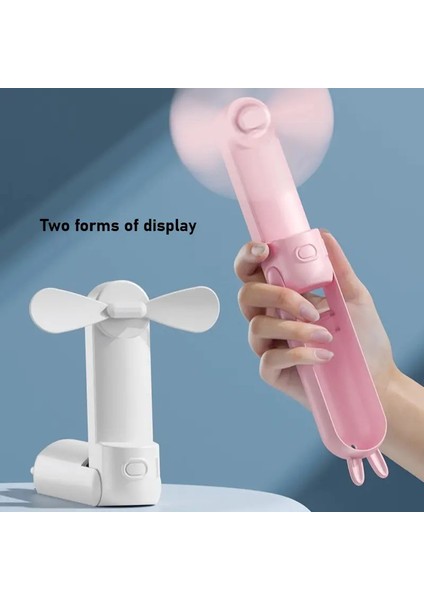 Kompakt Cep Fanı USB Şarj Edilebilir Taşınabilir, Katlanabilir Tasarım, Seyahat ve Açık Hava Kullanımı Için Uygun, El Fanı Taşınabilir Katlanabilir Fan Masaüstü Fan USB Şarj Küçük Fan beyaz modelleri