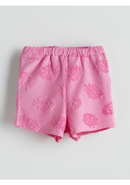 Yeni Sezon Kabartma Baskılı Kız Bebek Bluz ve Şort 2'li indirimleri