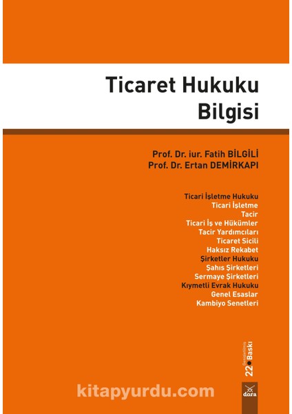 Ticaret Hukuku Bilgisi