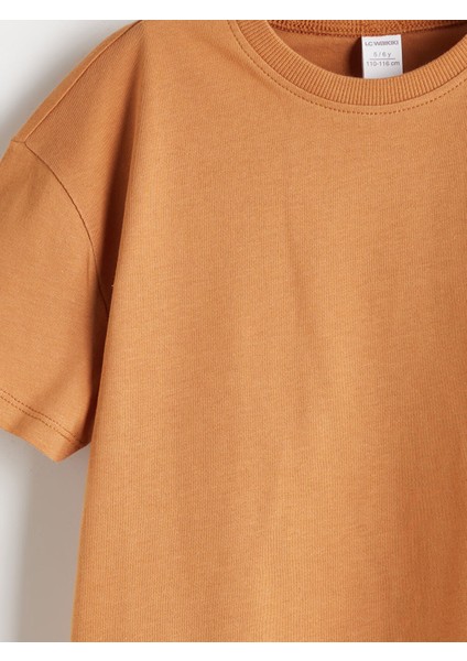 Yeni Sezon Bisiklet Yaka Basic Erkek Çocuk Tişört modelleri