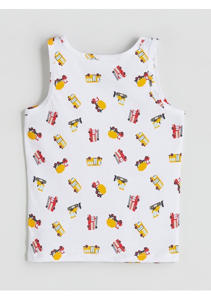 Yeni Sezon Bisiklet Yaka Baskılı Erkek Çocuk Atlet modelleri