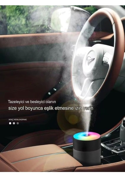 CM06S Portatif 300ML Usb'li Araç Ev Ofis Işıklı Aroma Yayıcı Mini Hava Nemlendirici fiyatları