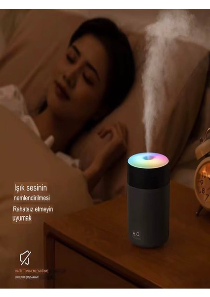 CM06S Portatif 300ML Usb'li Araç Ev Ofis Işıklı Aroma Yayıcı Mini Hava Nemlendirici modelleri