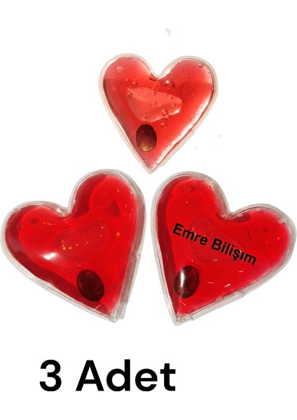 3 Adet Sihirli Isıtıcı Jel Cep Soba Isıtıcı Kalp Şekilli El Cep Isıtma modelleri