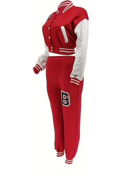 Kadın Uzun Kollu Hakim Yaka Önden Düğmeli Ceket Pantolon Şardonlu Iki Iplik Ikili Takım indirimleri