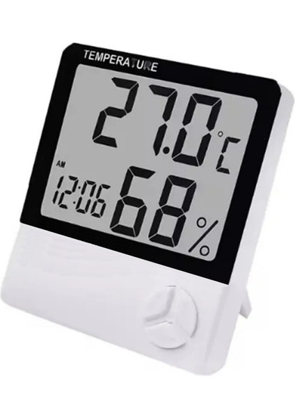 Shitsu Dijital Sıcaklık Nem Ölçer Termometre Saat Özellikli fiyatları