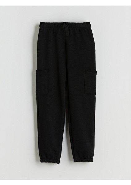 Yeni Sezon Beli Lastikli Basic Erkek Çocuk Jogger Eşofman Altı
