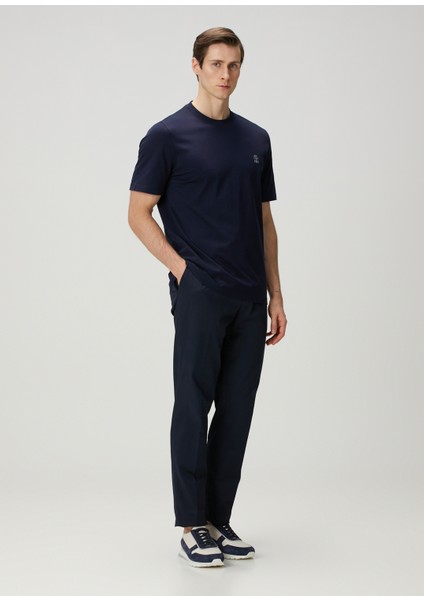 Lacivert Logo Nakışlı T-Shirt fiyatları