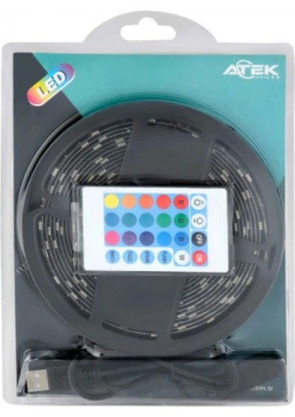 Rgb Şerit 30 LED Kumandalı USB Bağlantılı modelleri
