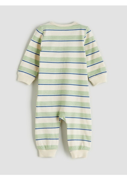 Yeni Sezon Fermuar Kapamalı Çizgili Erkek Bebek Tulum fiyatları