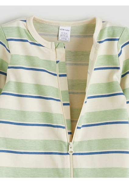 Yeni Sezon Fermuar Kapamalı Çizgili Erkek Bebek Tulum modelleri