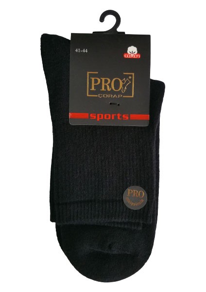 14013 Havlu Erkek Patik Çorabı Siyah 41-44