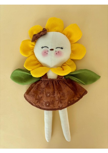 Bez Bebek Çiçek Lalu El Yapımı %100 Pamuk fırsatları